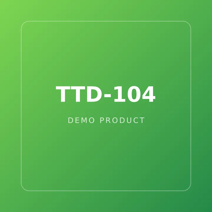 Visuel de démonstration du produit TTD-104