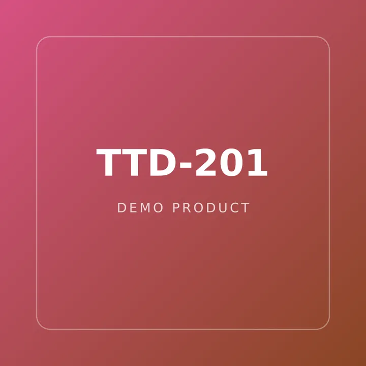Visuel de démonstration du produit TTD-201