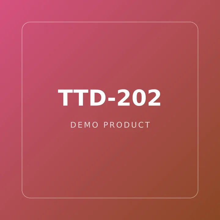 Visuel de démonstration du produit TTD-202